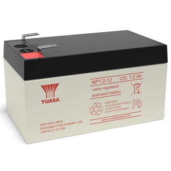 Акумулятор Yuasa NP1.2-12 12V 1.2 Ah EUROBAT 5 years AGM VRLA Battery (Japan)