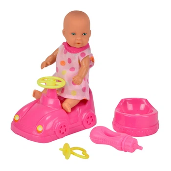 Игровой набор Simba NBB Мини пупс с машинкой 12 см (5039806-3) (10-489273)