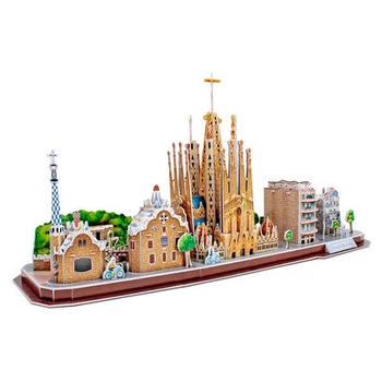 Конструктор 3D Cubic Fun City line Barcelona (MC256h) (10-537478)
