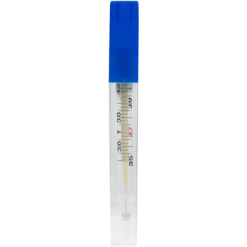 Термометр медичний класичний Medicare скляний ртутний, 1 шт градуснік