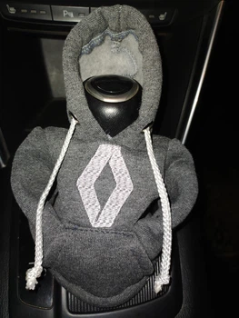 Чехол кофта Худи аксессуар на КПП Car Hoodie рено Renault серый
