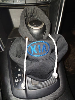 Чехол кофта Худи аксессуар на КПП Car Hoodie киа KIA (синим) черный
