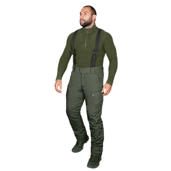 Штаны тактические зимние утепленные мужские брюки для силовых структур Patrol Taslan Олива (7355), M (OPT-36701)