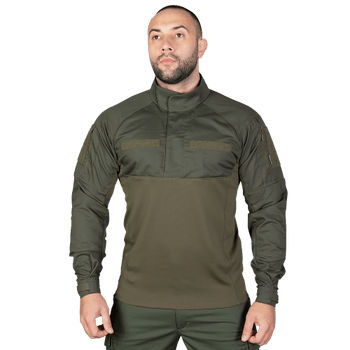 Рубашка тактическая боевая универсальная для силовых структур CM Blitz Олива (7019), L (SK-N7019(L)S)