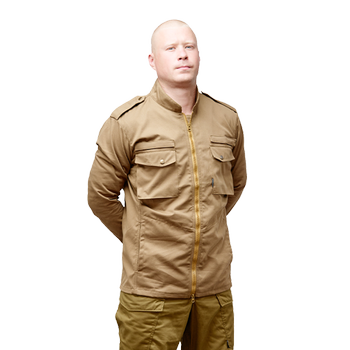 Куртка тактична зносостійка полегшена для силових структур М65 R2D2 койот 48-50/182-188 (SK-NBH-U-JM65R2-K-48-182S)