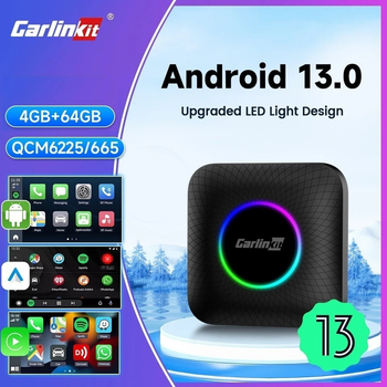 Адаптер CarlinKit Box Ambient 4GB / 64GB - YouTube/Netflix (Android 13.0)