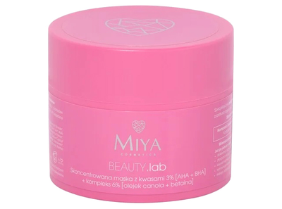 Маска для обличчя Miya Cosmetics Beauty Lab з кислотами 3% 50 г (5903957256238)