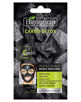 Maska do twarzy Bielenda Carbo Detox 8 g (5902169022525)