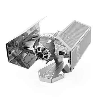 Металлический конструктор 3Д Metal Earth - Star Wars - Darth Vader's Tie fighter (Tie advanced), MMS253
