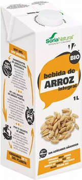Упаковка рисового напою Soria Natural Bebida De Arroz Integral 6 х 1 л (8422947900021)