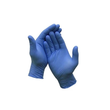 Перчатки нитриловые неопудренные Peha-soft S 200 шт. Синий (164247)
