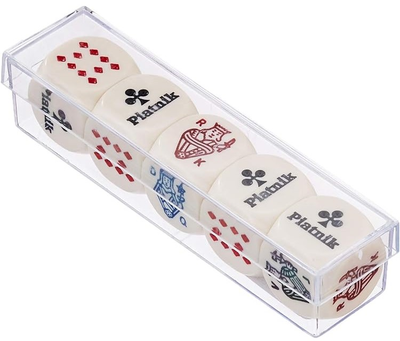 Kości Piatnik małe pokerowe 5 x 16 mm (9001890297090)