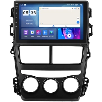 Магнитола Lesko Toyota Yaris III Рестайлинг 2 2017-2020 IPS 9" 2/32Gb CarPlay 4G Wi-Fi GPS Prime Тойота Ярис