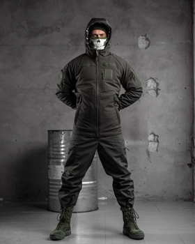 Тактичний зимовий теплий військовий комплект Razor ( Куртка + Штани ), Камуфляж: Олива, Розмір: XL