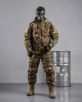 Тактичний зимовий військовий комплект Squad Tactic ( Куртка + Штани ), Камуфляж: Мультикам, Розмір: XL