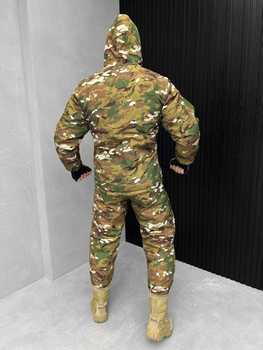 Тактический зимний теплый военный комплект SZ-13 ( Куртка + Штаны ), Камуфляж: Мультикам, Размер: M