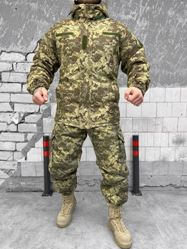 Тактический зимний теплый военный комплект Avanger ( Куртка + Штаны ), Камуфляж: Пиксель ВСУ, Размер: M