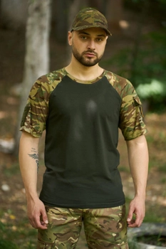 Тактична футболка Sleeve хакі/мультикам M