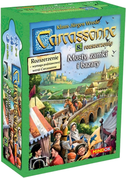 Dodatek do gry planszowej Bard Carcassonne Mosty Zamki i Bazary (8595558307081)