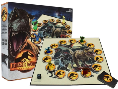 Настільна гра Cartamundi Jurassic World Гонка Динозаврів (5411068061806)