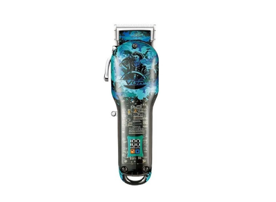 Машинка для стрижки VGR Professional Transparent Blue