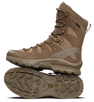 Чоловічі Зимові черевики Берці Salomon Quest 4D Forces High GTX , колір койот, розмір 46, 29.8 см Польові, тактичні