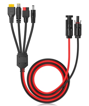 Кабель для сонячних панелей MC-4 на XT60 / DC 5521 / 7909