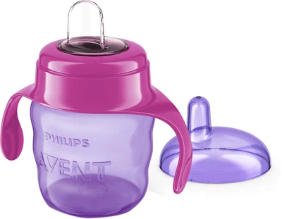 Чашка-непроливайка Philips AVENT з м'яким носиком 200 мл 6 міс. + Рожева (SCF551/03_pink)