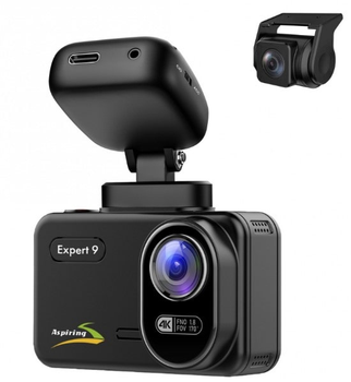 Відеореєстратор Aspiring Expert 9 Speedcam, WI-FI, GPS, 2K, 2 cameras