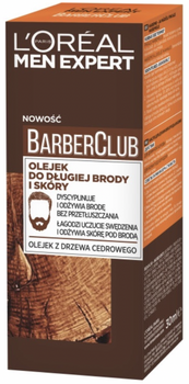 Olejek do długiej brody L'Oreal Men Expert Barber Club 30 ml (3600523580989)