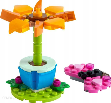 Zestaw klocków LEGO Friends Ogrodowy kwiat i motyl 57 elementów (30417)