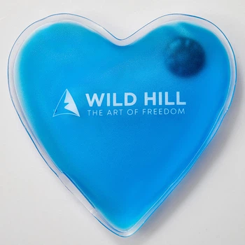 Карманная грелка-сердце для рук Wild Hill Hand Warmer L многоразовая голубая (10,7*10,2 см)