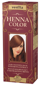 Balsam koloryzujący z ekstraktem z henny Venita Henna Color 117 Mahoń 75 ml (5902101515658)