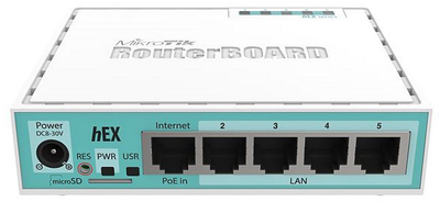 Маршрутизатор MikroTik hEX RB750Gr3