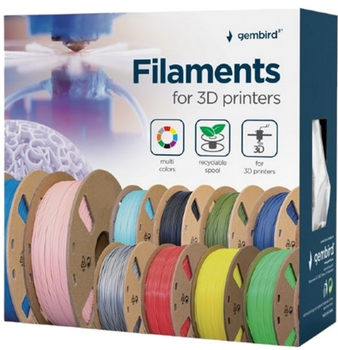 Filament do wkładu Gembird ABS 1.75 mm Żielony (3DP-ABS1.75-01-G)