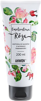 Бальзам для волосся Anwen Emollient Rose для волосся високої пористості 200 мл (5907222404072)
