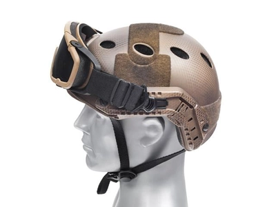 Зажимы с держателем для очков 36мм для шлемов с рейкой - Black [FMA]
