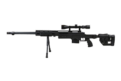 Страйкбольная винтовка снайперская MB4411D UPV - с оптикой и сошками [WELL]