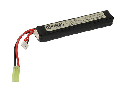 Акумулятор Li-Po 1500mAh 11,1V 20/40C [8FIELDS] (для страйкболу)