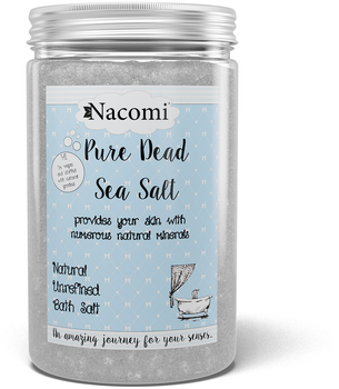 Sól do kąpieli Nacomi Pure Dead Sea Salt z minerałami Morza Martwego 1400 g (5901878684222)