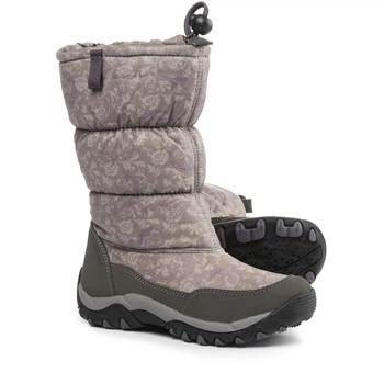 Зимние сапоги Geox Alaska Snow Boots Dk Gray Violet р. 25-8.5-16.2см