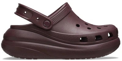 Женские кроксы Crocs Classic Crush Clog Dark Cherry M7W9-40-25.5 см 207521