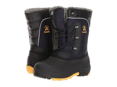 Зимние сапоги Kamik Luke Snow Boot Navy/Yellow р. 30-12-19см