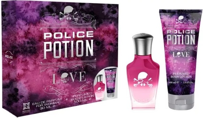 Набір для жінок Police Potion Love Парфумована вода 30 мл + Лосьйон для тіла 100 мл (679602149969)