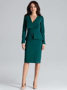 Сукня жіноча Lenitif K491 L Зелена (5902194354622)