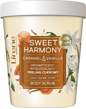 Peeling cukrowy Lirene Sweet Harmony Caramel & Vanilla aromatyczny wygładzający 200 g (5900717832015)