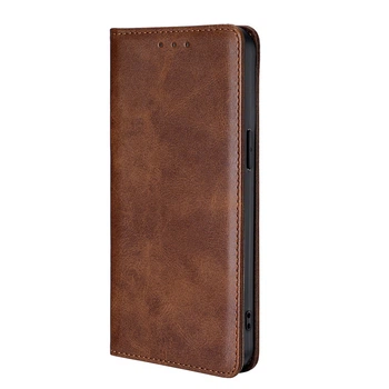 Шкіряний чохол - книжка Leather Case для Tecno Pova 5 brown