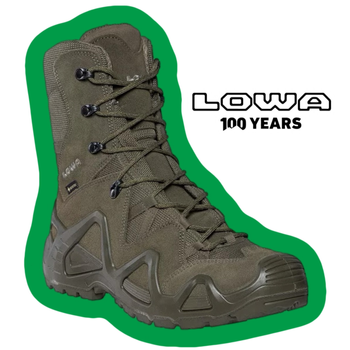 Високі тактичні черевики Lowa zephyr hi gtx tf ranger green (темно-зелений) UK 5/EU 38