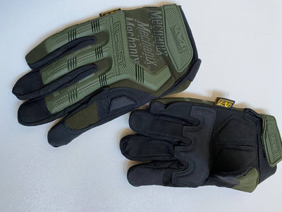 Тактические перчатки с пальцами олива размер ХL