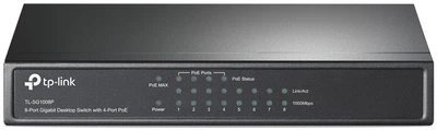 Коммутатор TP-LINK TL-SG1008P